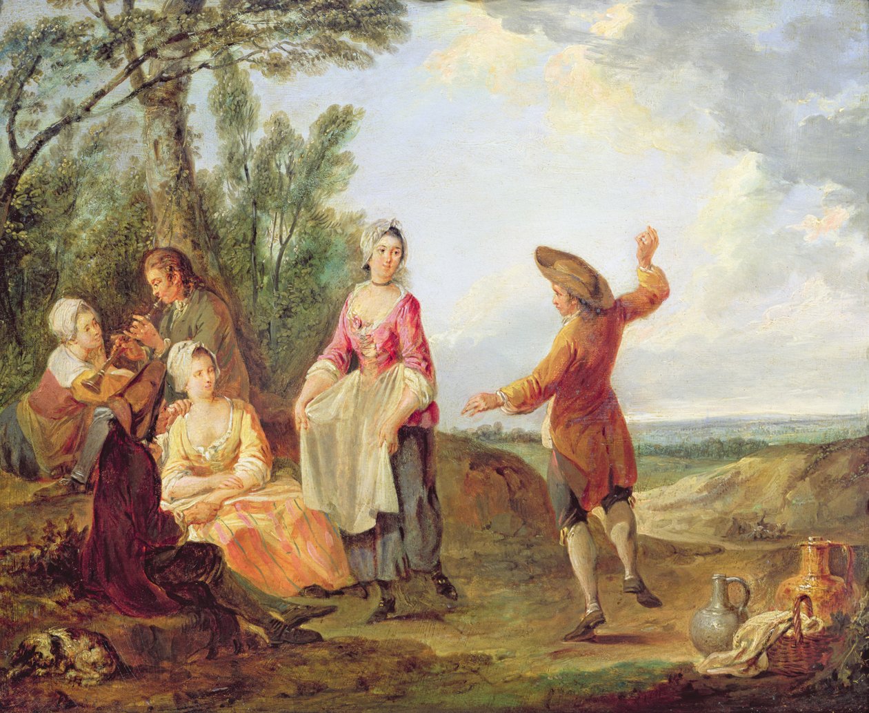 A rusztikus tánc alkotó: Francois Louis Joseph Watteau