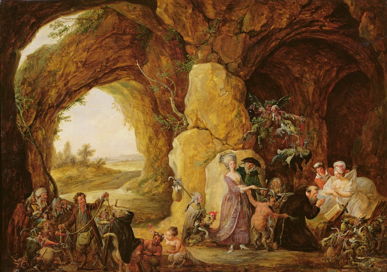 Szent Antal megkísértése, 1781 alkotó: Francois Louis Joseph Watteau