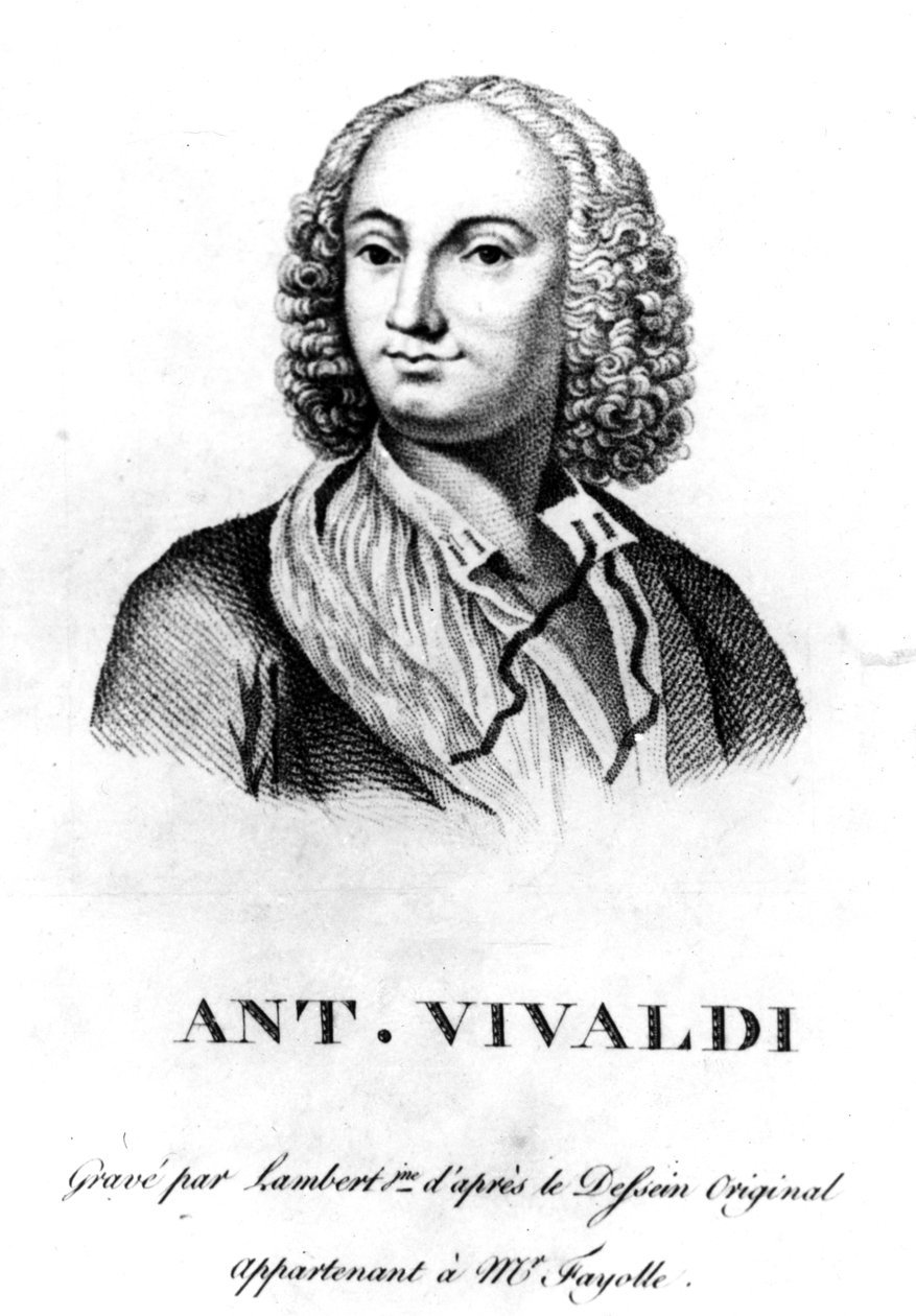 Antonio Vivaldi, c. 1830 alkotó: Francois Morellon la Cave