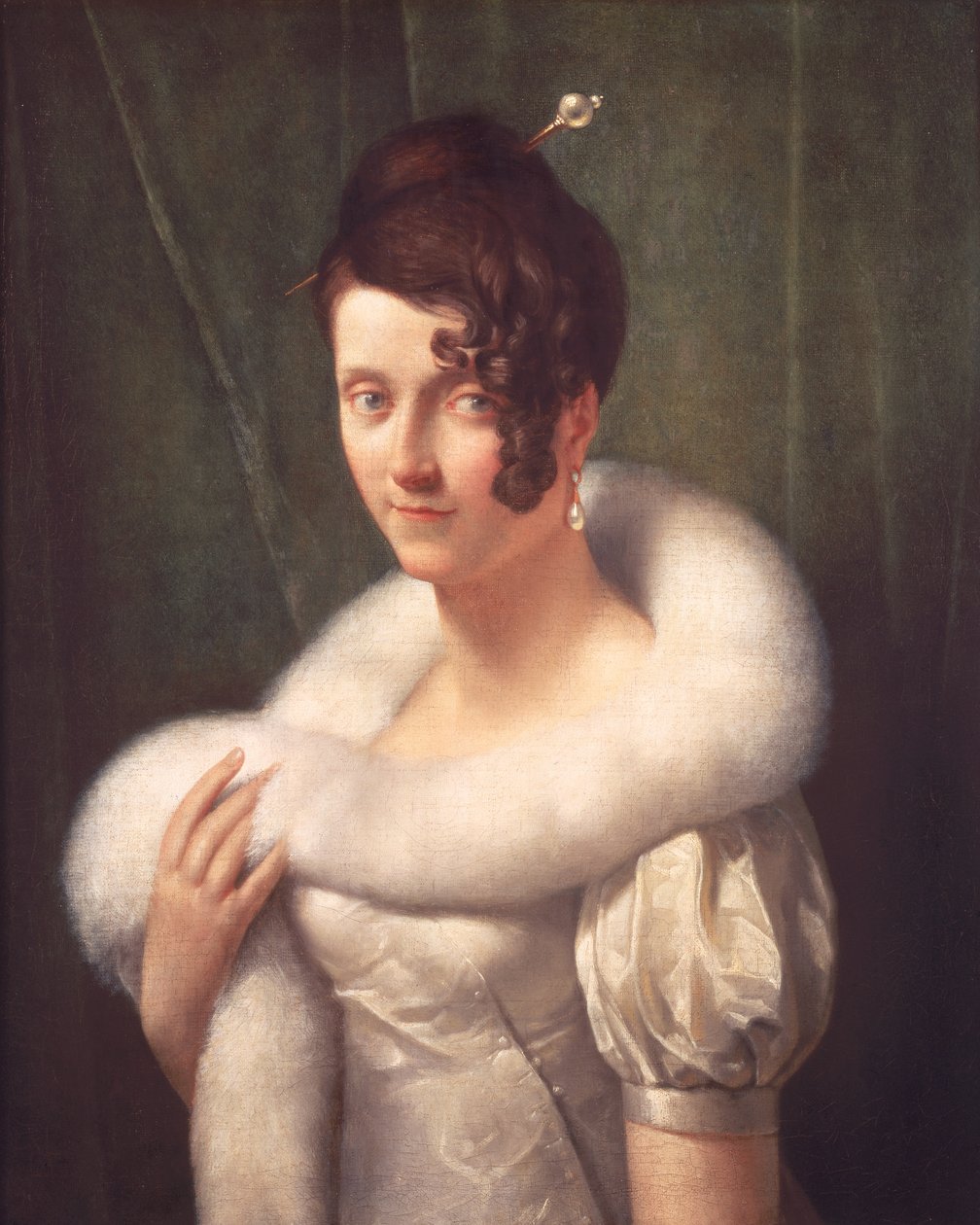 Egy hajcsapos nő portréja alkotó: Baron François Pascal Simon Gérard