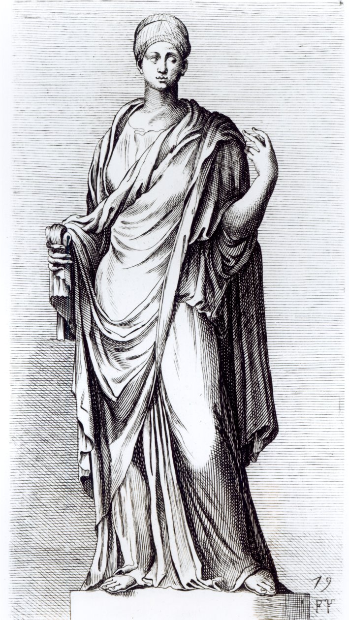 Agrippina, 1653 körül alkotó: Francois Perrier