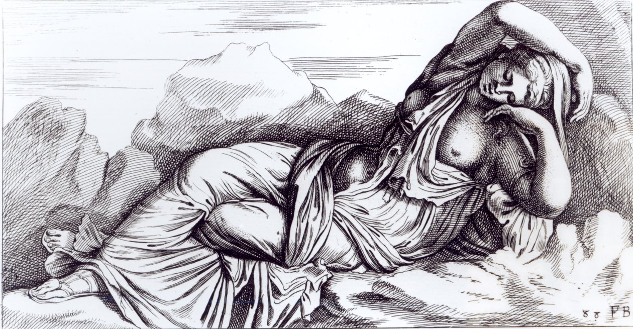 Kleopátrát Rómába vitte a diadal Augustus, 1653 körül alkotó: Francois Perrier