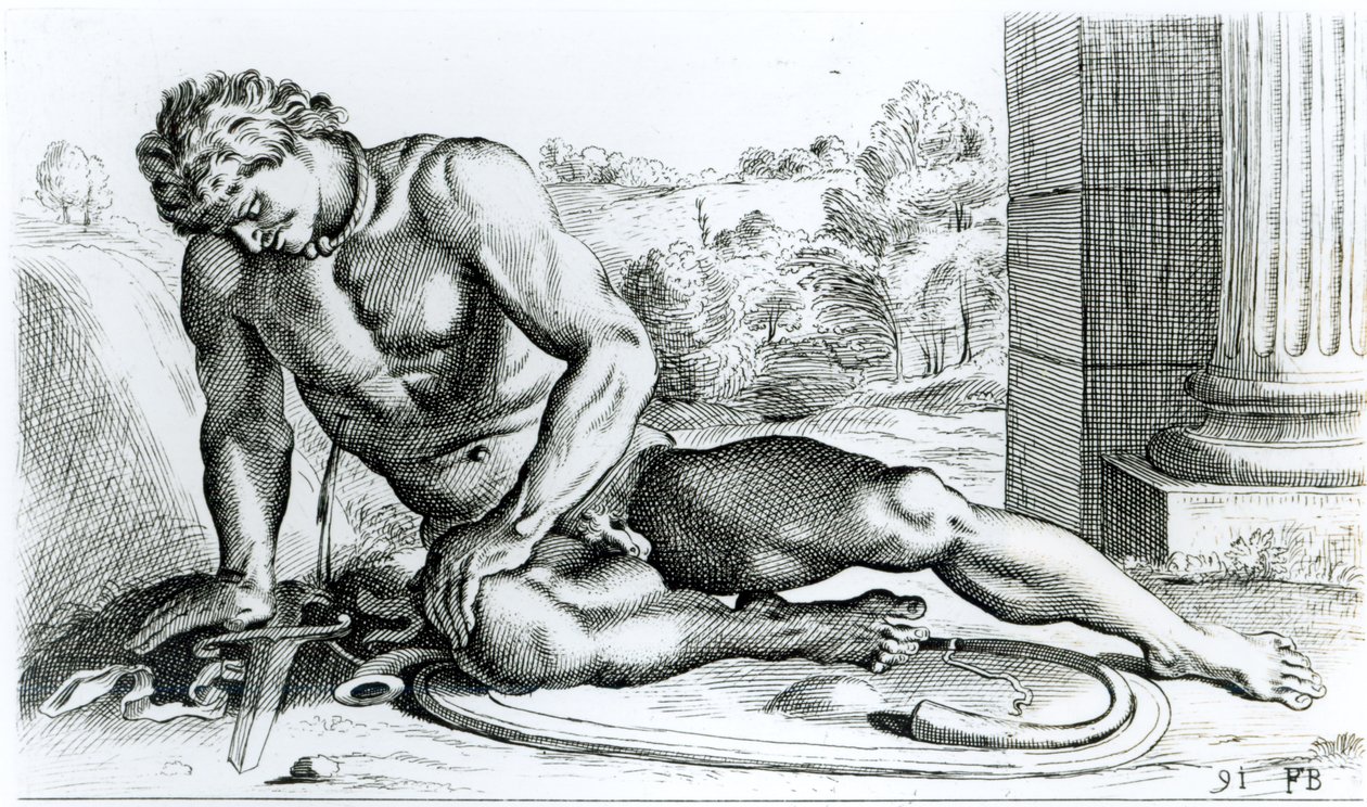 Mirmillo, 1653 körül alkotó: Francois Perrier
