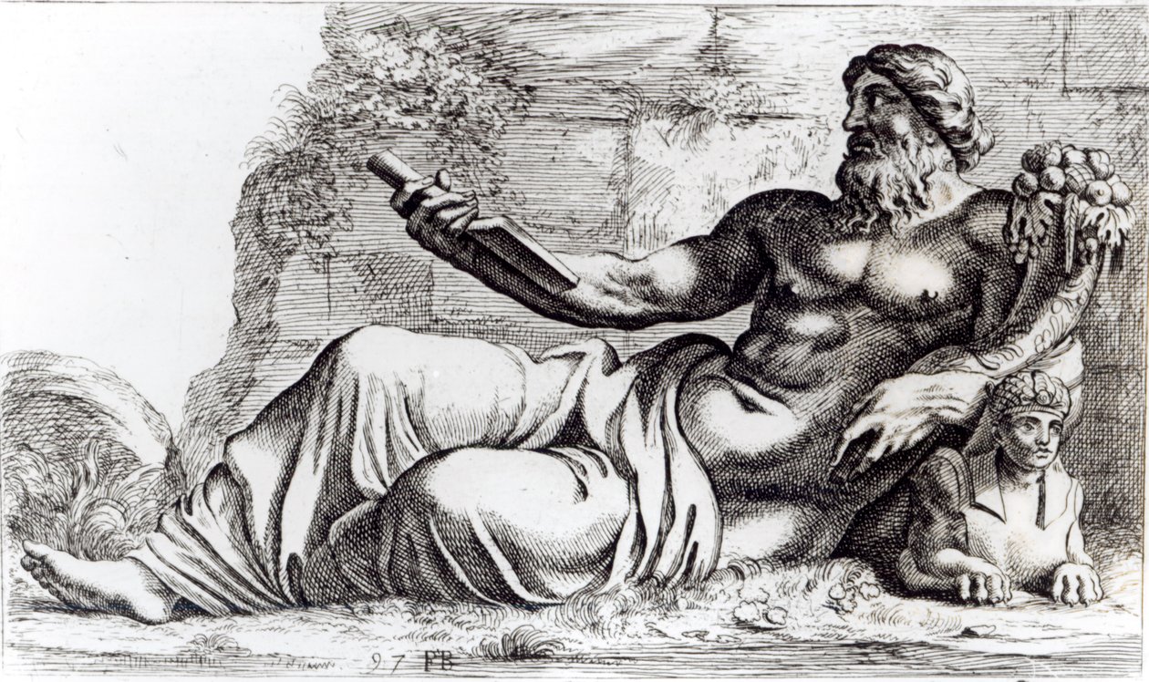 Nílus, 1653 körül (lásd: 275580, 275581 és 275582) alkotó: Francois Perrier