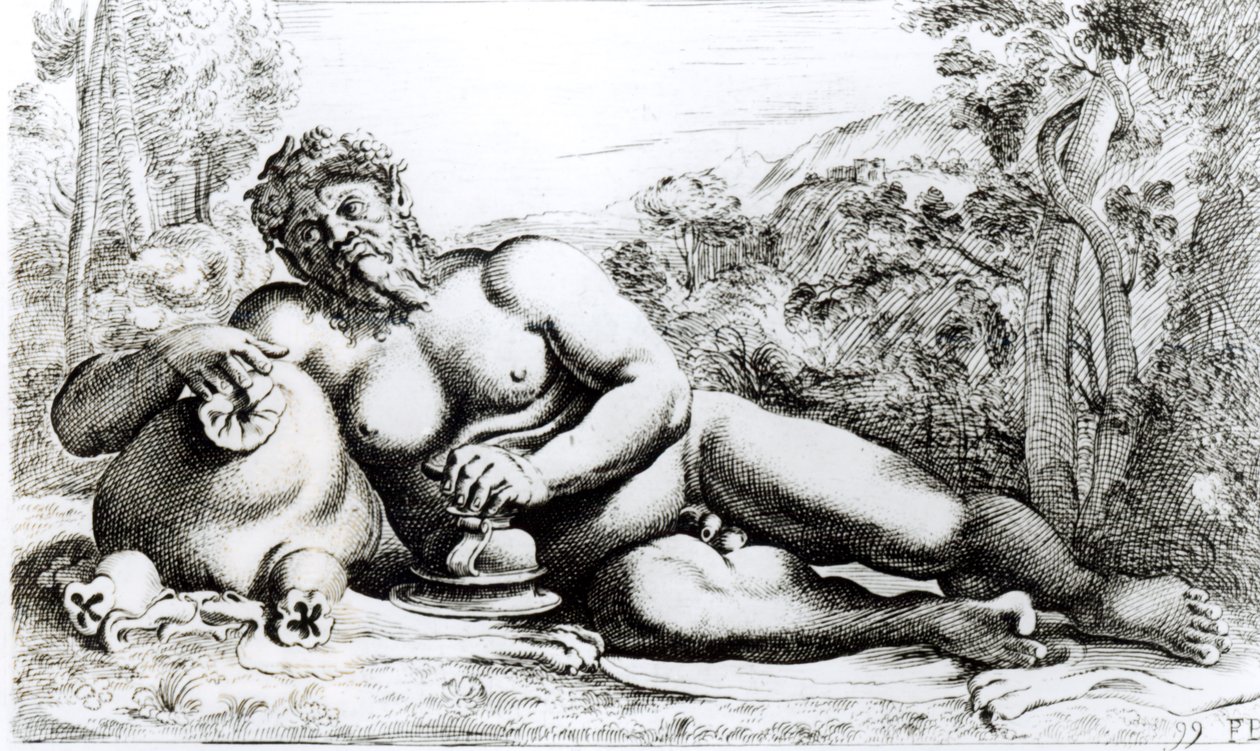 Silenus, 1653 körül alkotó: Francois Perrier
