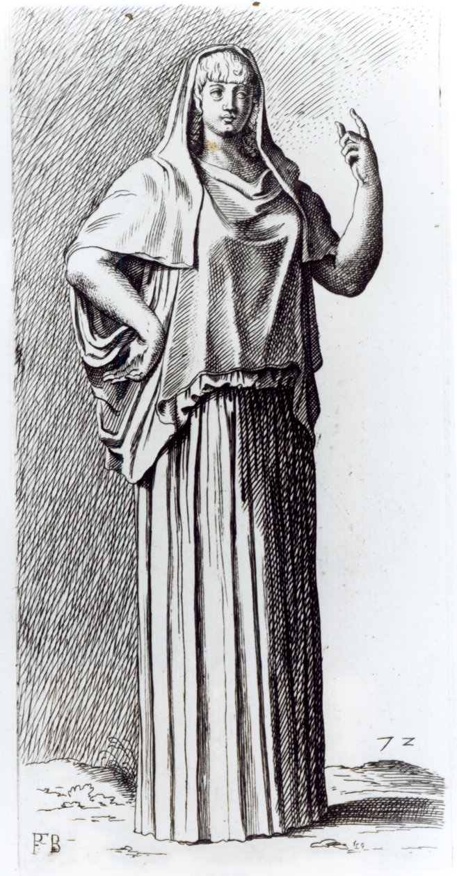Vesta Szűz, 1653 körül alkotó: Francois Perrier