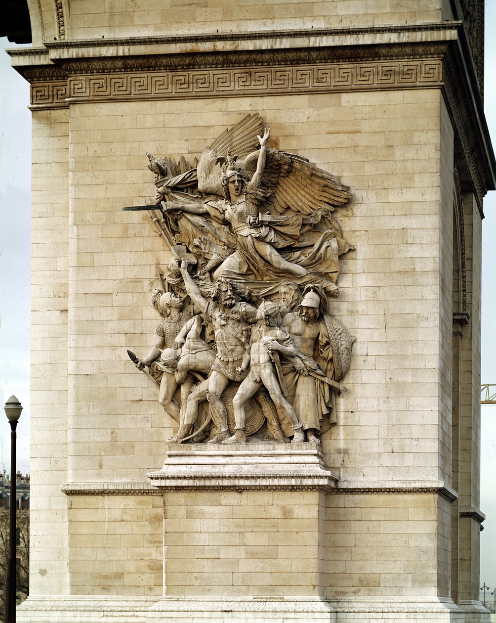 La Marseillaise, részlet a Diadalív keleti oldaláról, 1832-35 alkotó: Francois Rude