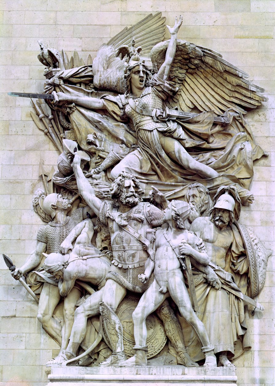 La Marseillaise, részlet a Diadalív keleti oldaláról, 1832-35 alkotó: Francois Rude