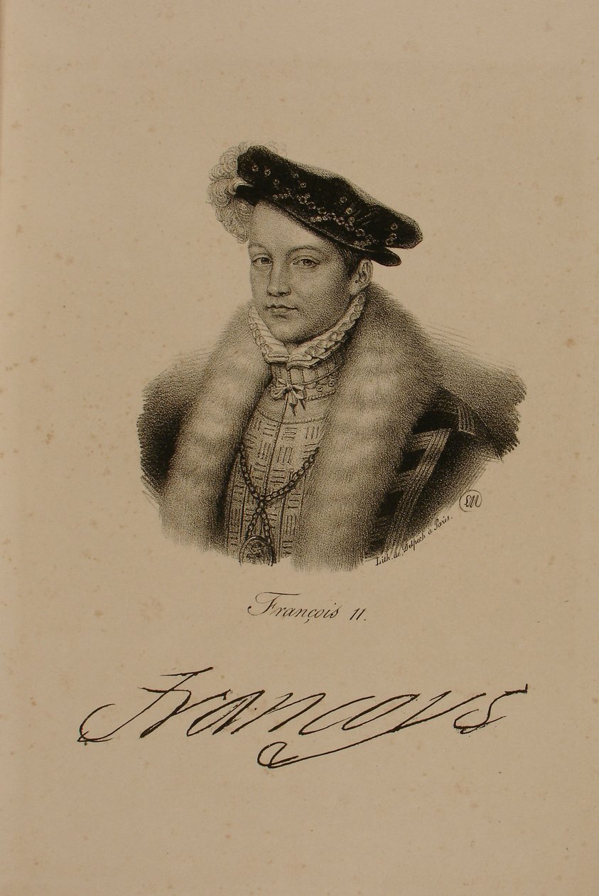 II. Ferenc (1544-60) alkotó: Francois Seraphin Delpech