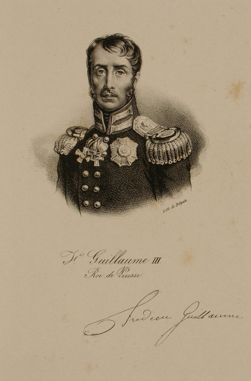 III. Frigyes Vilmos (1770-1840) Poroszország királya alkotó: Francois Seraphin Delpech