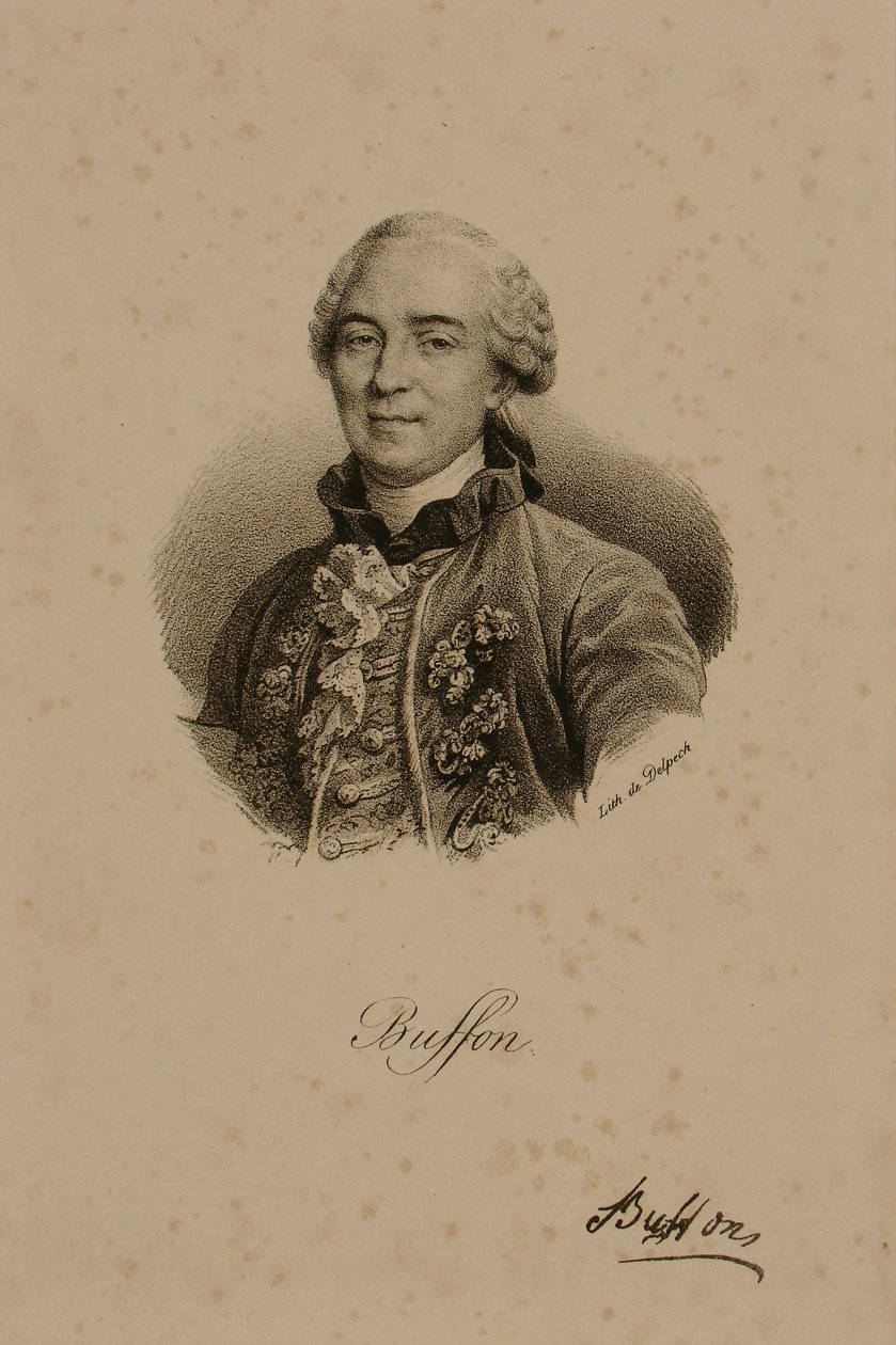 Georges-Louis Leclerc (1707-88) Buffon grófja alkotó: Francois Seraphin Delpech