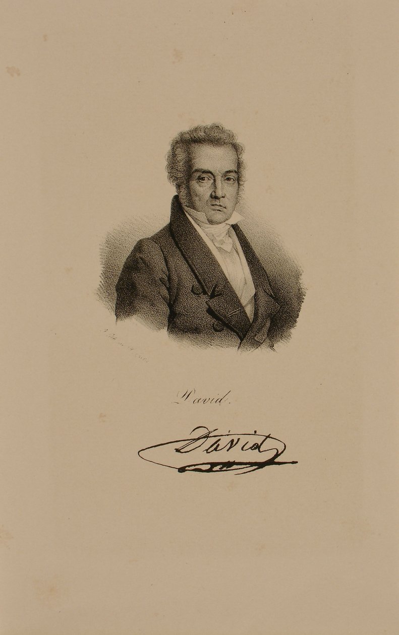 Jacques Louis David (1748-1825) alkotó: Francois Seraphin Delpech