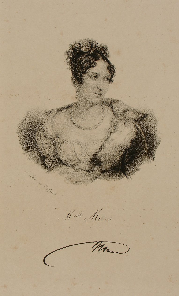 Mademoiselle Mars (1779-1847) alkotó: Francois Seraphin Delpech