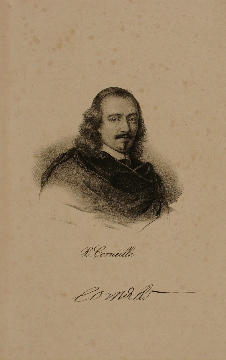 Pierre Corneille (1606-84) alkotó: Francois Seraphin Delpech