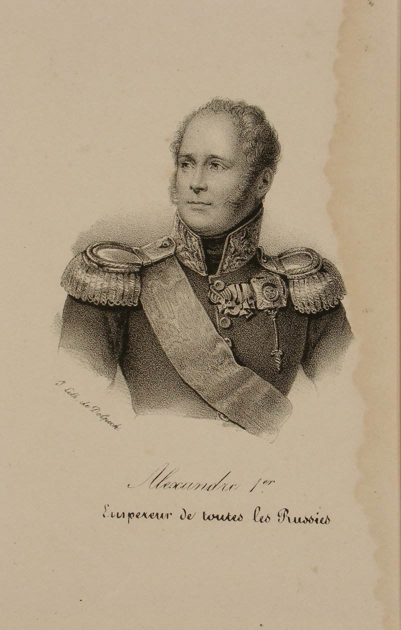 I. Sándor portréja (1777-1825) alkotó: Francois Seraphin Delpech