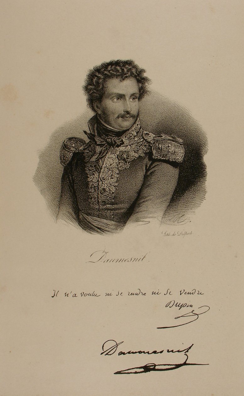Pierre Yriex Daumesnil báró (1777-1832) portréja alkotó: Francois Seraphin Delpech