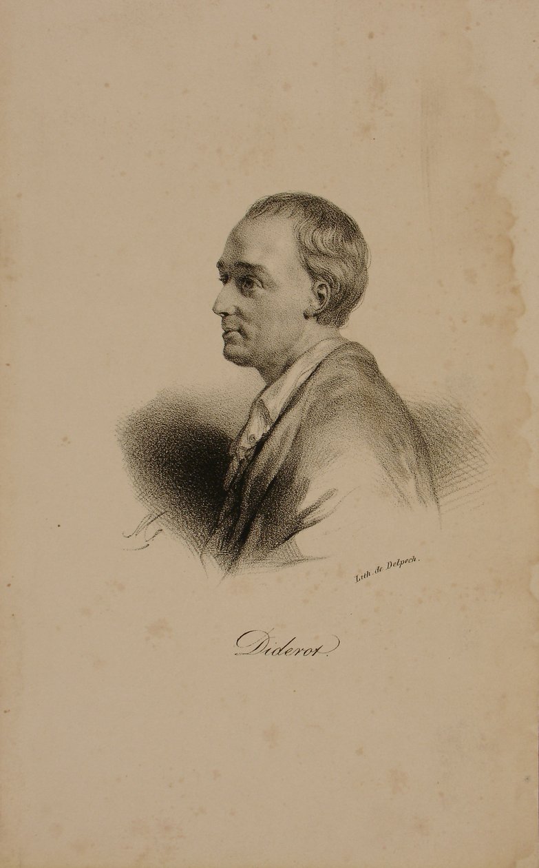 Denis Diderot (1715-84) portréja alkotó: Francois Seraphin Delpech