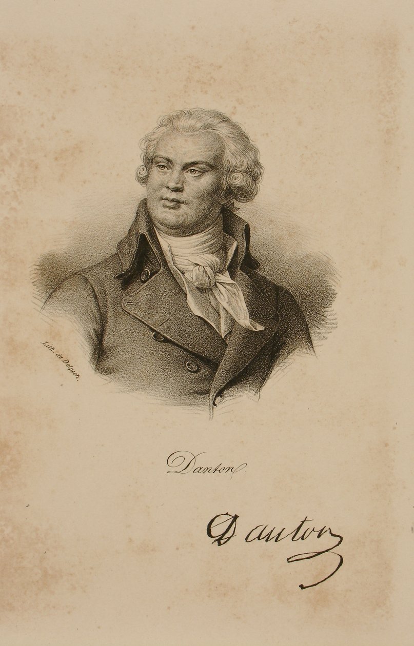 Georges Danton (1759-94) portréja alkotó: Francois Seraphin Delpech