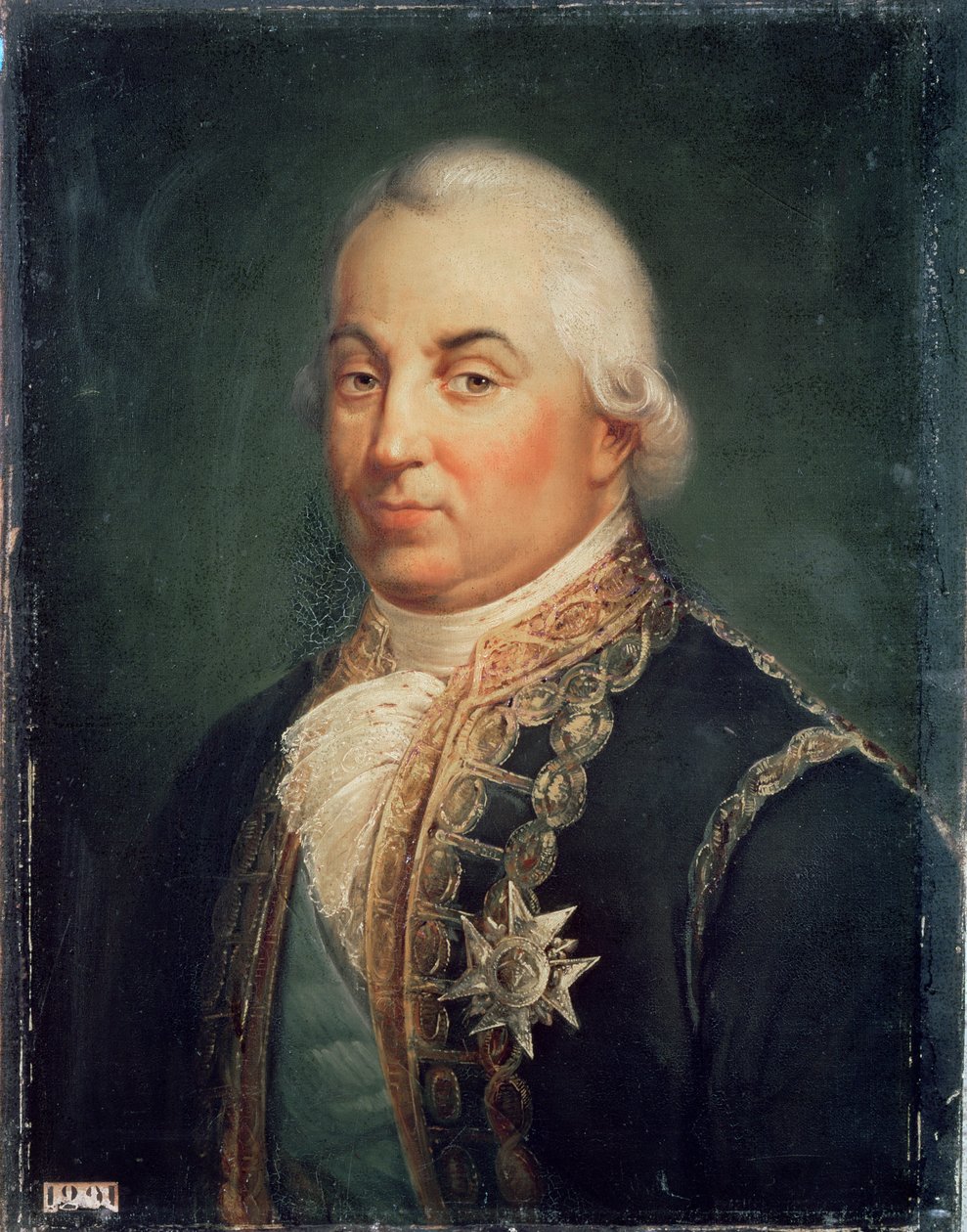 Pierre de Suffren-Saint-Tropez (1729-88) Franciaország ellentengernagya, 1835 alkotó: Francois Vincent Mathieu Latil