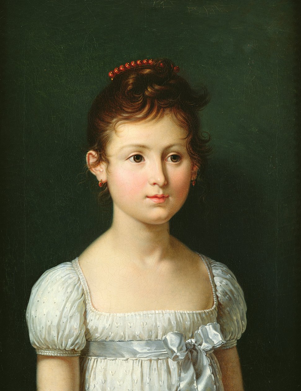 Napóleone Baciocchi (1806-69) portréja, 1812 alkotó: Francois Xavier Fabre