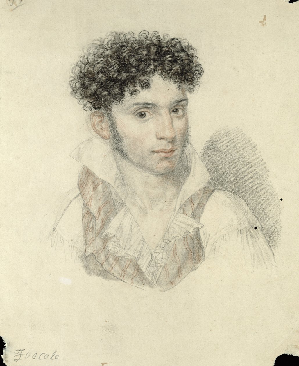 Ugo Foscolo (1778-1827) portréja alkotó: Francois Xavier Fabre