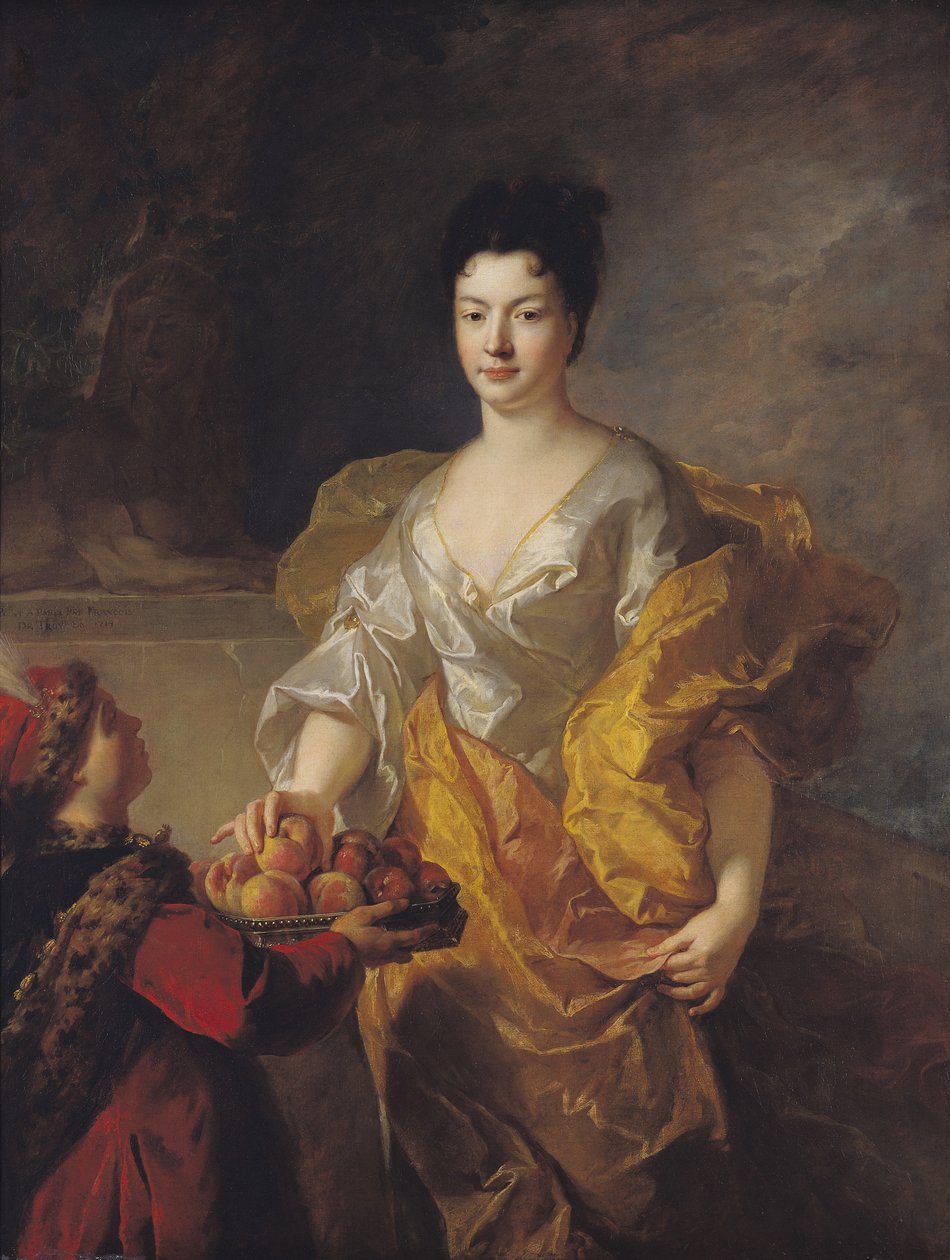 Anne-Marie de Bosmelet, La Force hercegnője, 1714 alkotó: Jean François de Troy