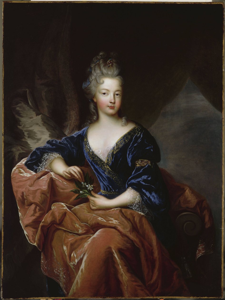 Françoise-Marie de Bourbon arcképe alkotó: Jean François de Troy