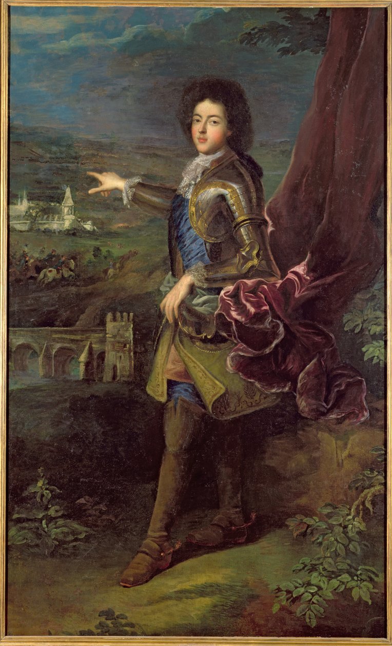 Louis Auguste de Bourbon (1670-1736) Maine hercegének portréja alkotó: Jean François de Troy