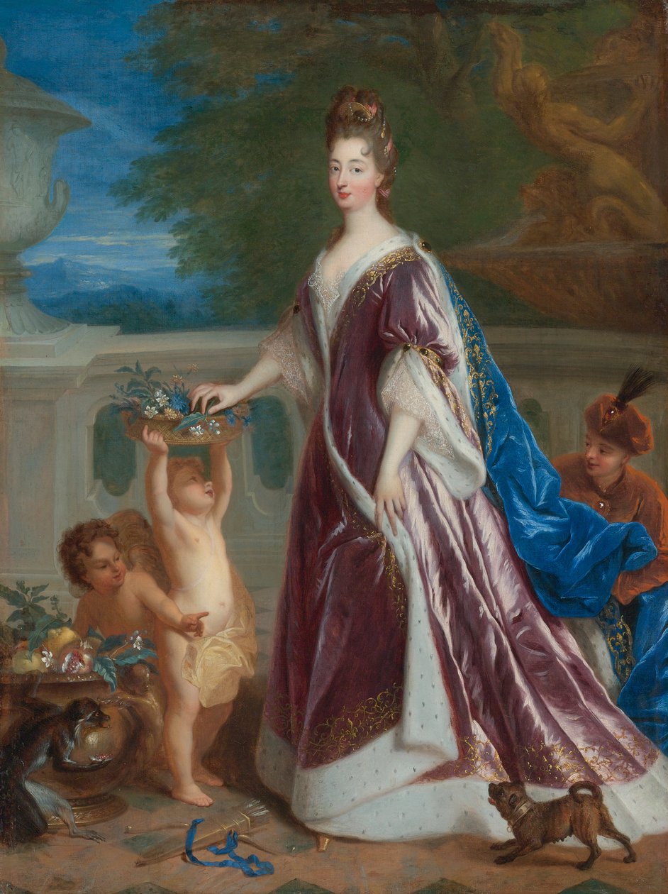 Louise Bénédicte de Bourbon-Condé, Maine hercegnő portréja alkotó: Jean François de Troy
