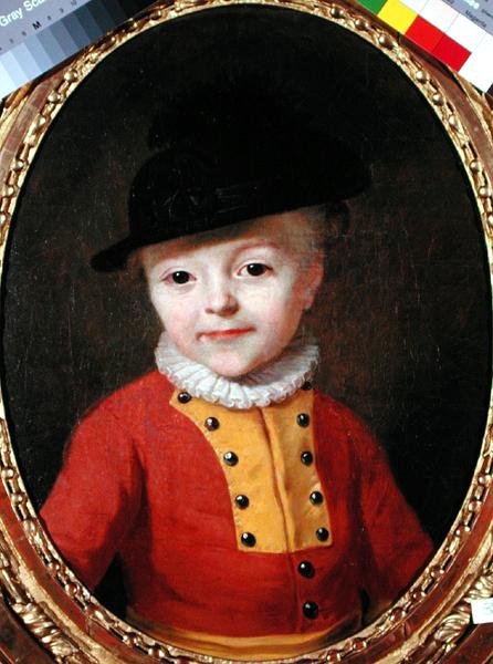 Kisgyermek portréja (olaj, vászon) alkotó: Francois Hubert Drouais
