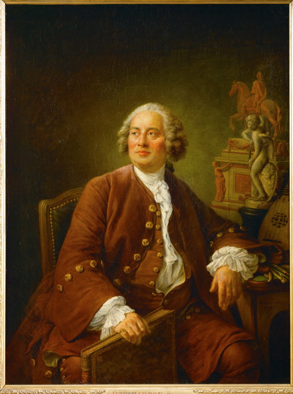 Edme Bouchardon szobrász portréja ... alkotó: Francois-Hubert Drouais