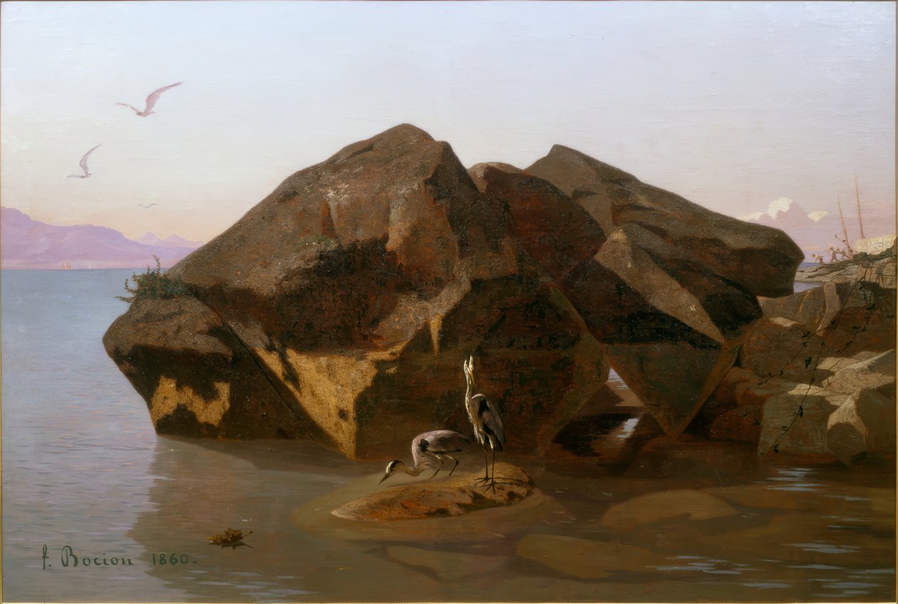 A Saint-Saphorin sziklái alkotó: Francois-Louis-David Bocion