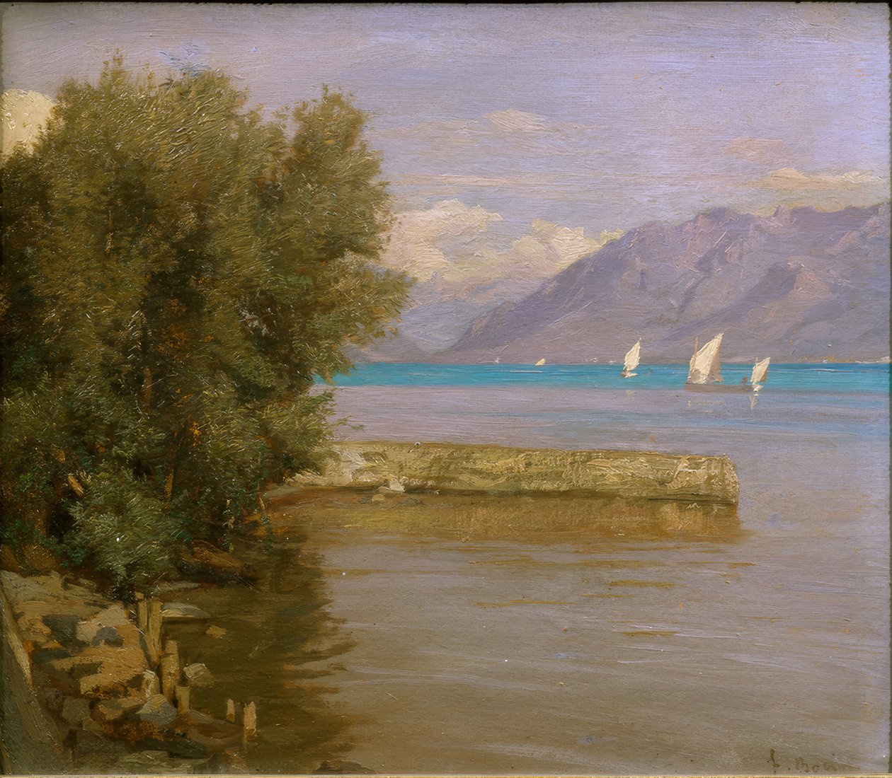 A szél hatása alkotó: Francois-Louis-David Bocion