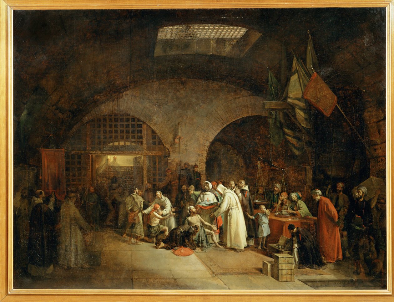 A rabok megváltása az algíri börtönökben ... alkotó: Francois Marius Granet