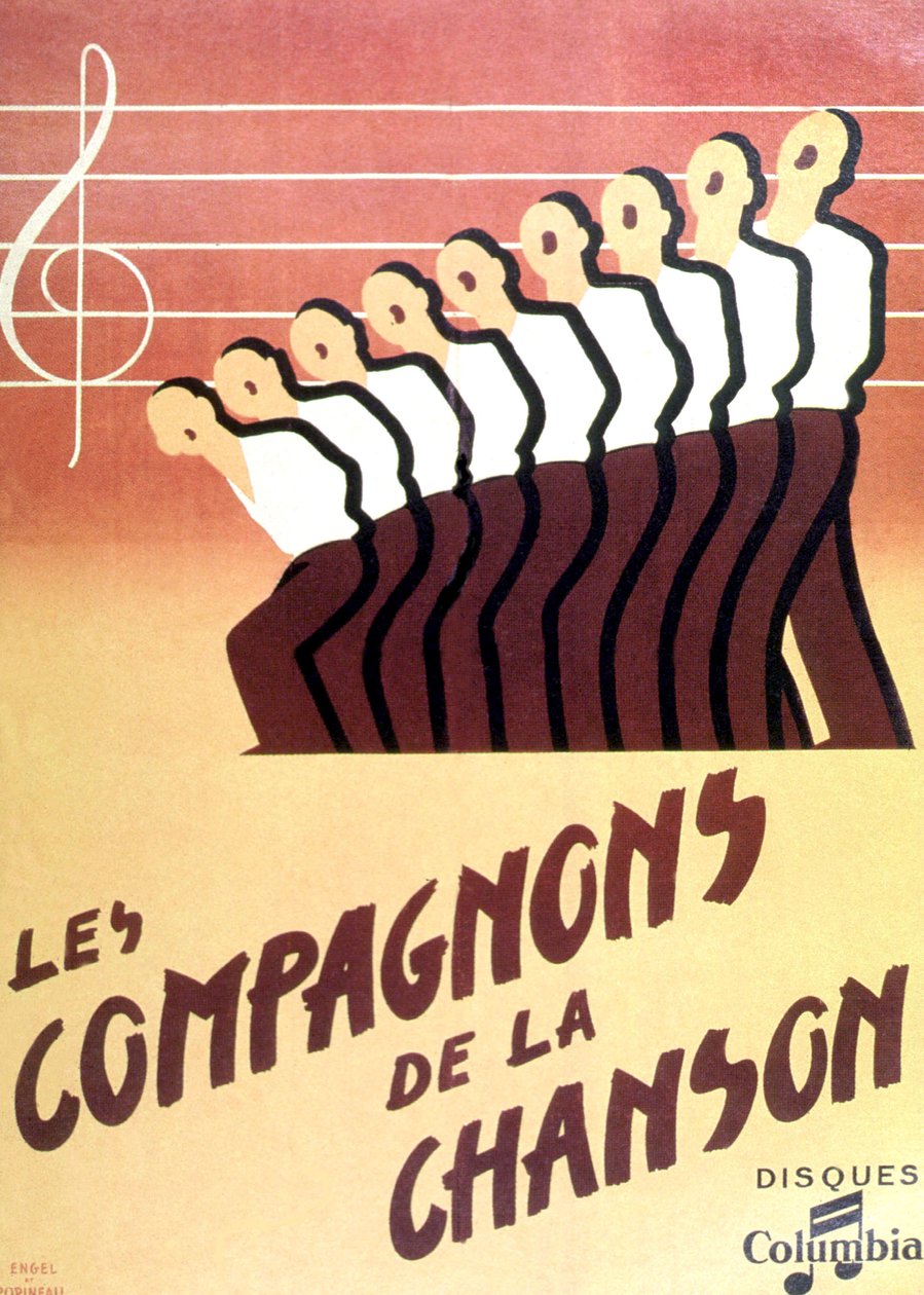 "Les Compagnons de la chanson alkotó: Francois emile Popineau