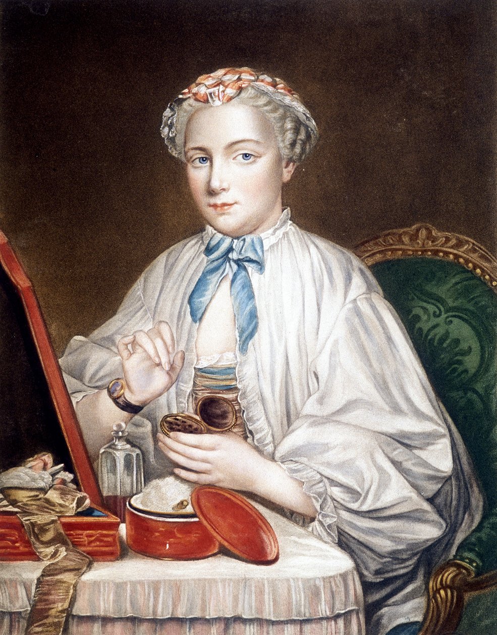 Rézkarc François Boucher (1703-1770) vászonfestményéről. alkotó: Francois (after) Boucher