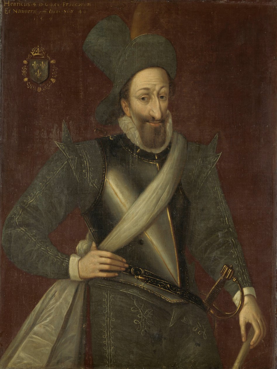 IV. Henrik francia király (1553-1610) alkotó: Francois (circle of) Bunel
