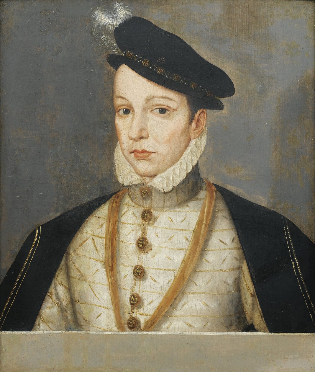 IX. Károly francia király (1550-1574) portréja par l