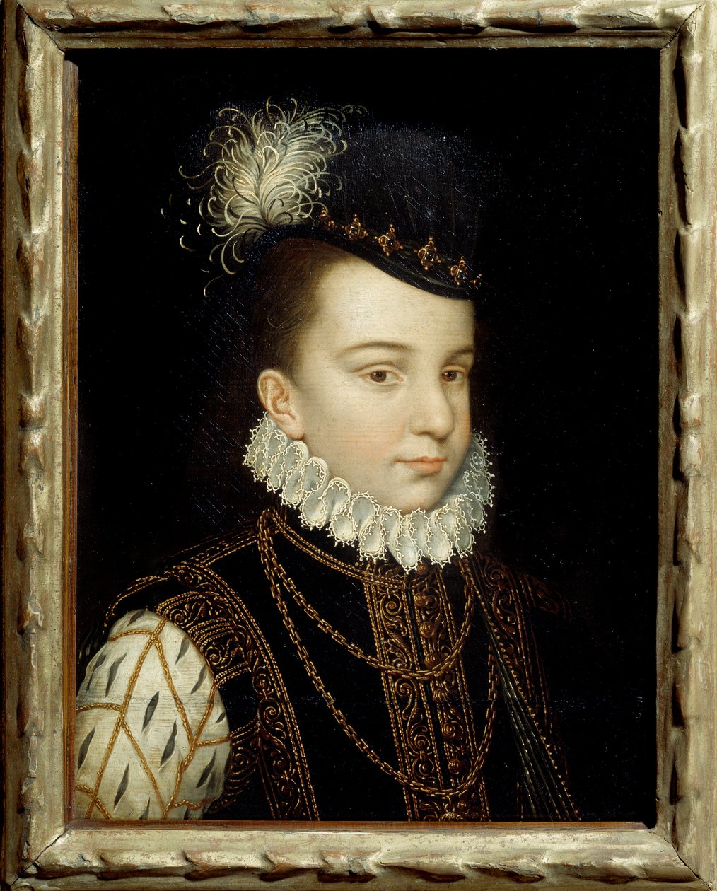 Francois Hercules francia, Alencon hercegének (1554-1584) portréja. Francois Clouet (1515-1572) műhelyének festménye alkotó: Francois (workshop of) Clouet