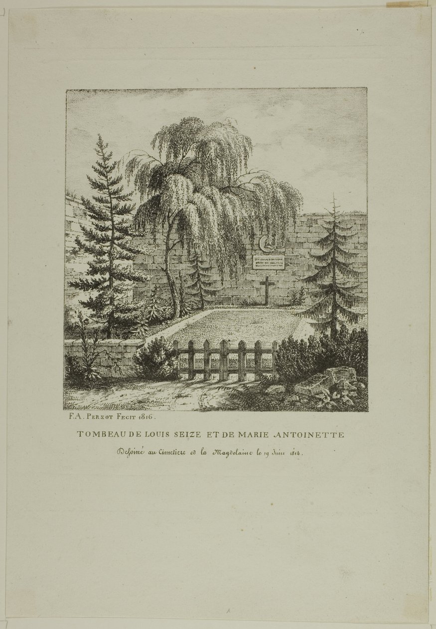 Lajos sírja XVI alkotó: Francois Alexandre Pernot