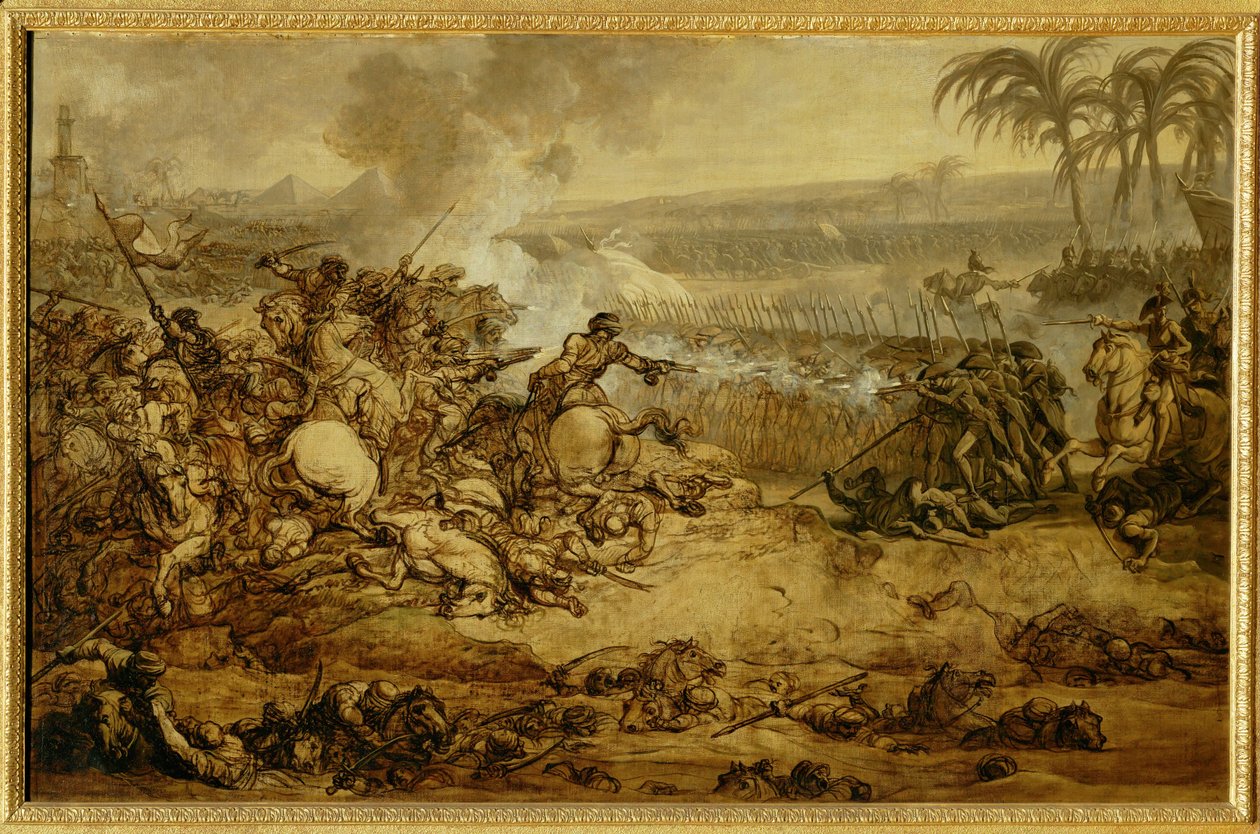 A piramisok csatája ... alkotó: François André Vincent