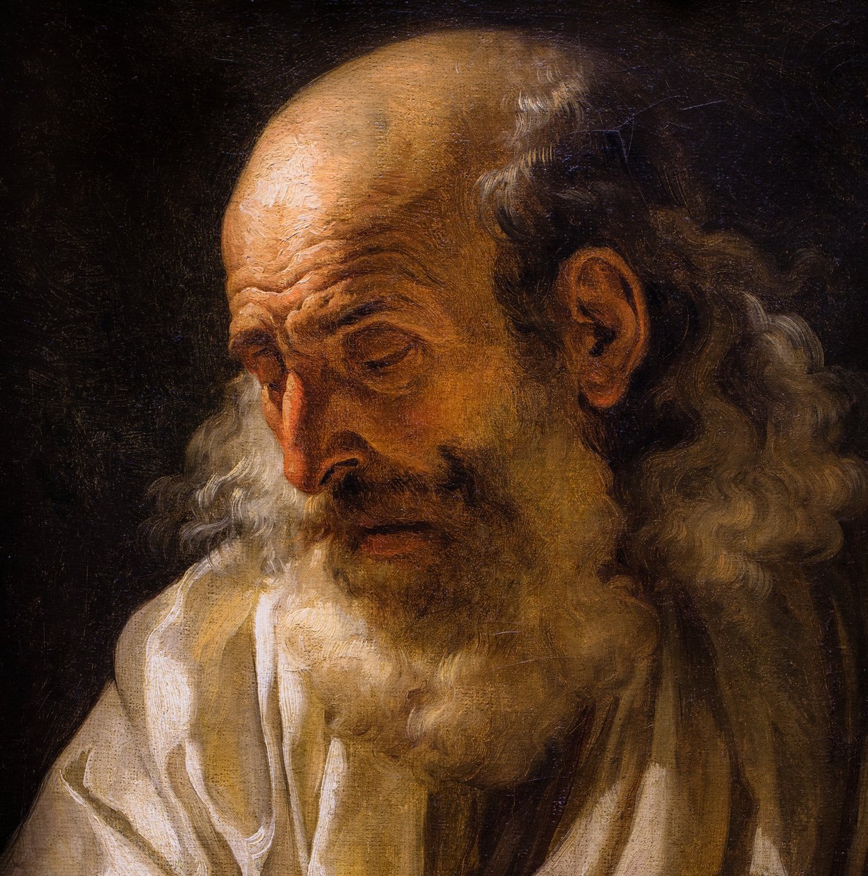 Olvasó öregember, 1772-1773 körül (Olaj, vászon) alkotó: François André Vincent
