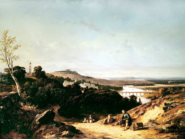 Saint-Cloud és Demosthene lámpása, 1837 alkotó: Francois Antoine Leon Fleury