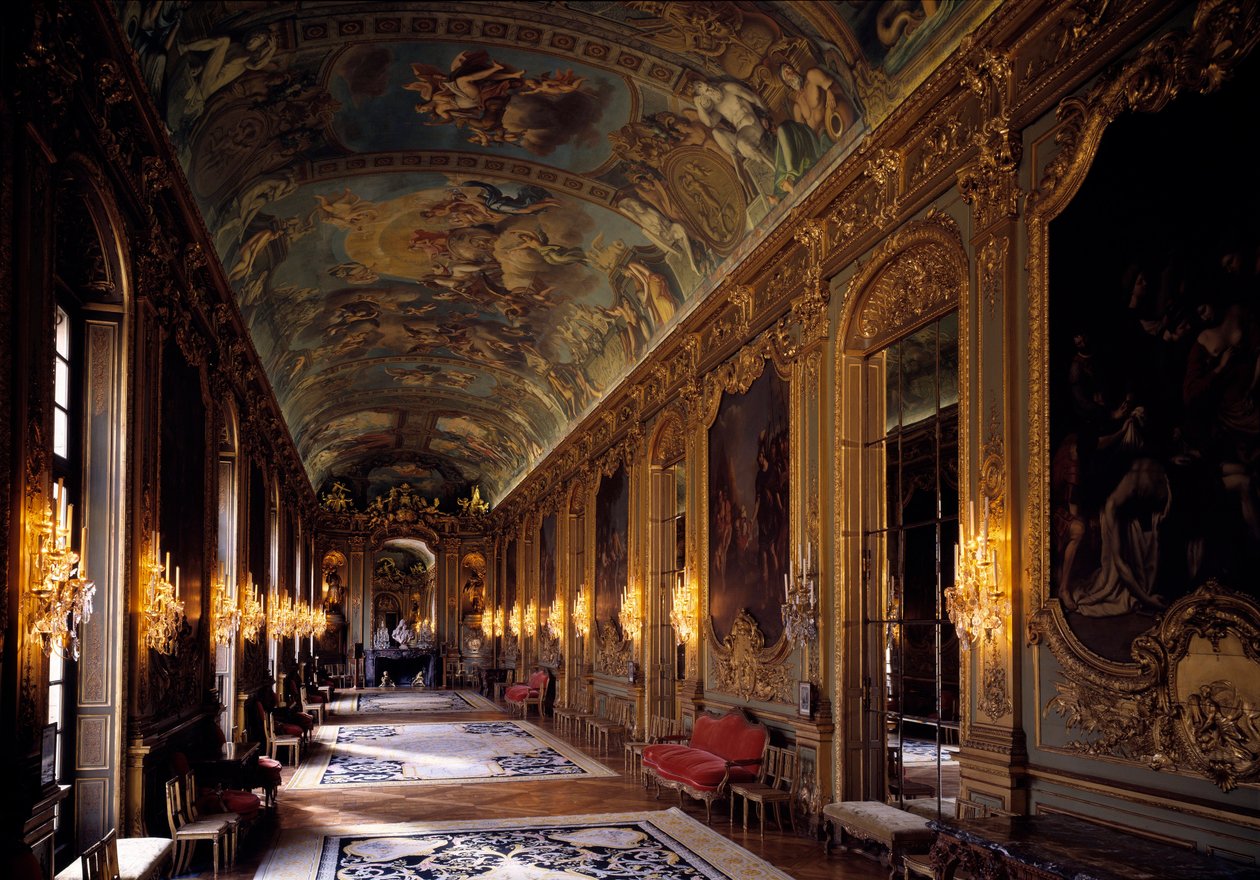 Golden Gallery a Hotel de Toulouse-ban. Építészet: Francois-Antoine Vasse (1681-1736) alkotó: Francois Antoine Vasse