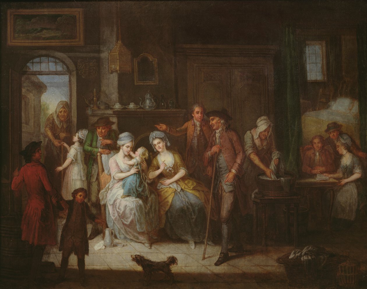 Belső jelenet alkotó: Francois Aubert