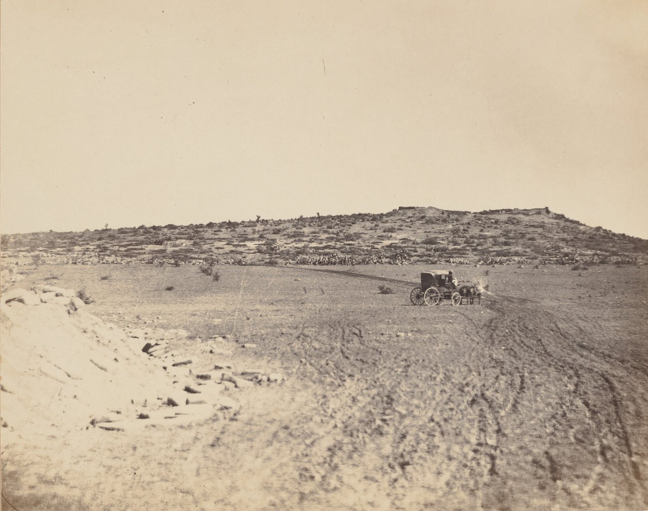 [Maximilianus császár kivégzésének helye], 1867. alkotó: Francois Aubert
