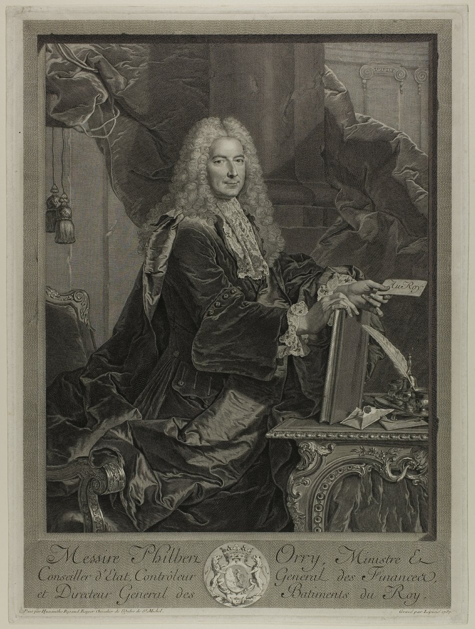 Philibert Orrey portréja alkotó: Francois Bernard Lepicie