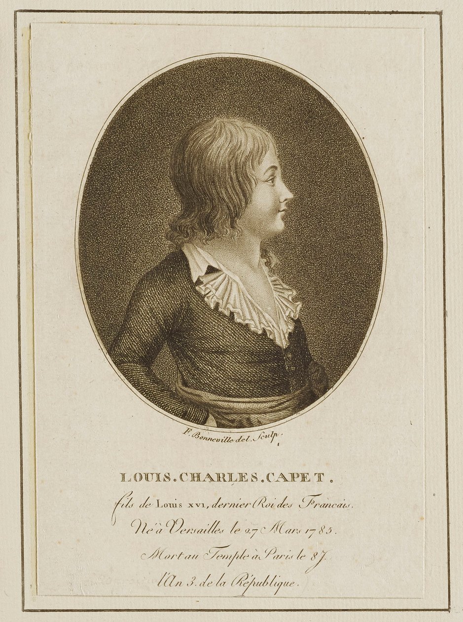 Louis Charles Capet alkotó: Francois Bonneville