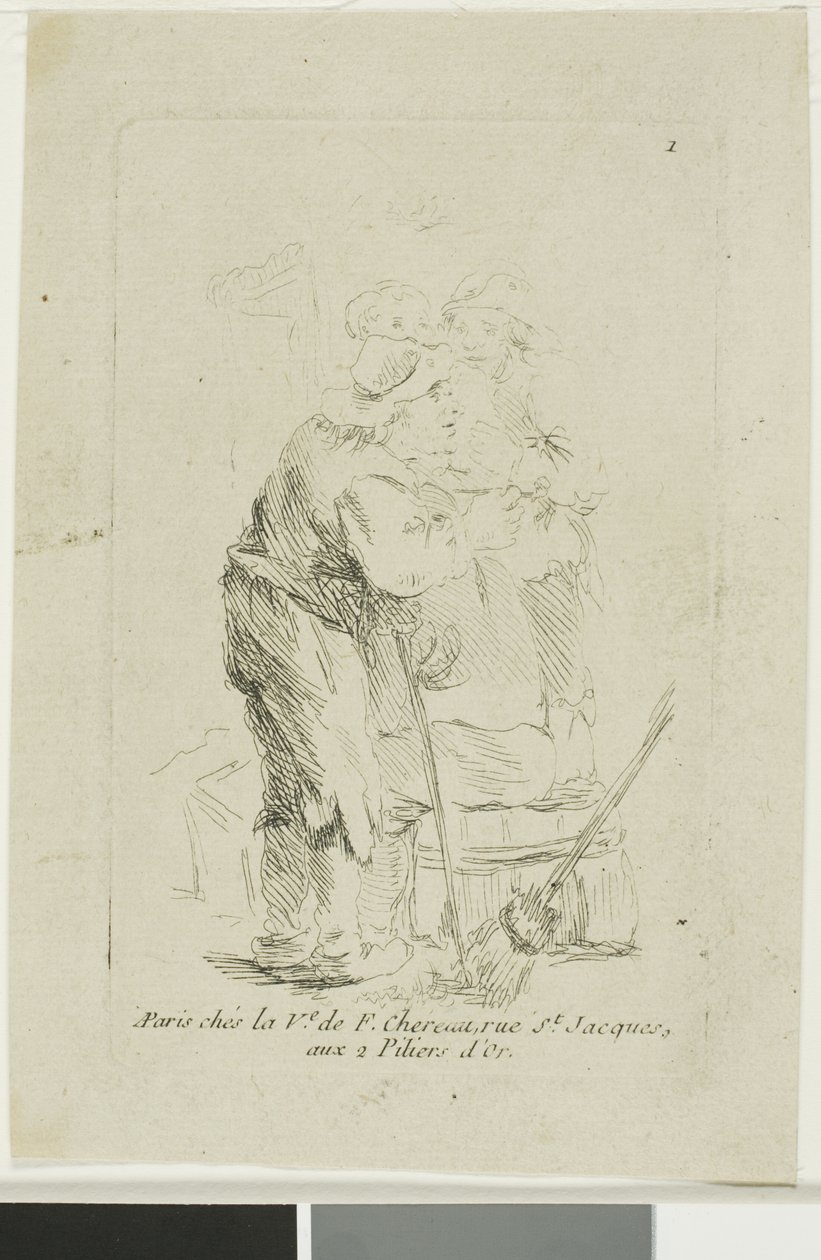 Egy rosszul öltözött paraszt alkotó: François Boucher