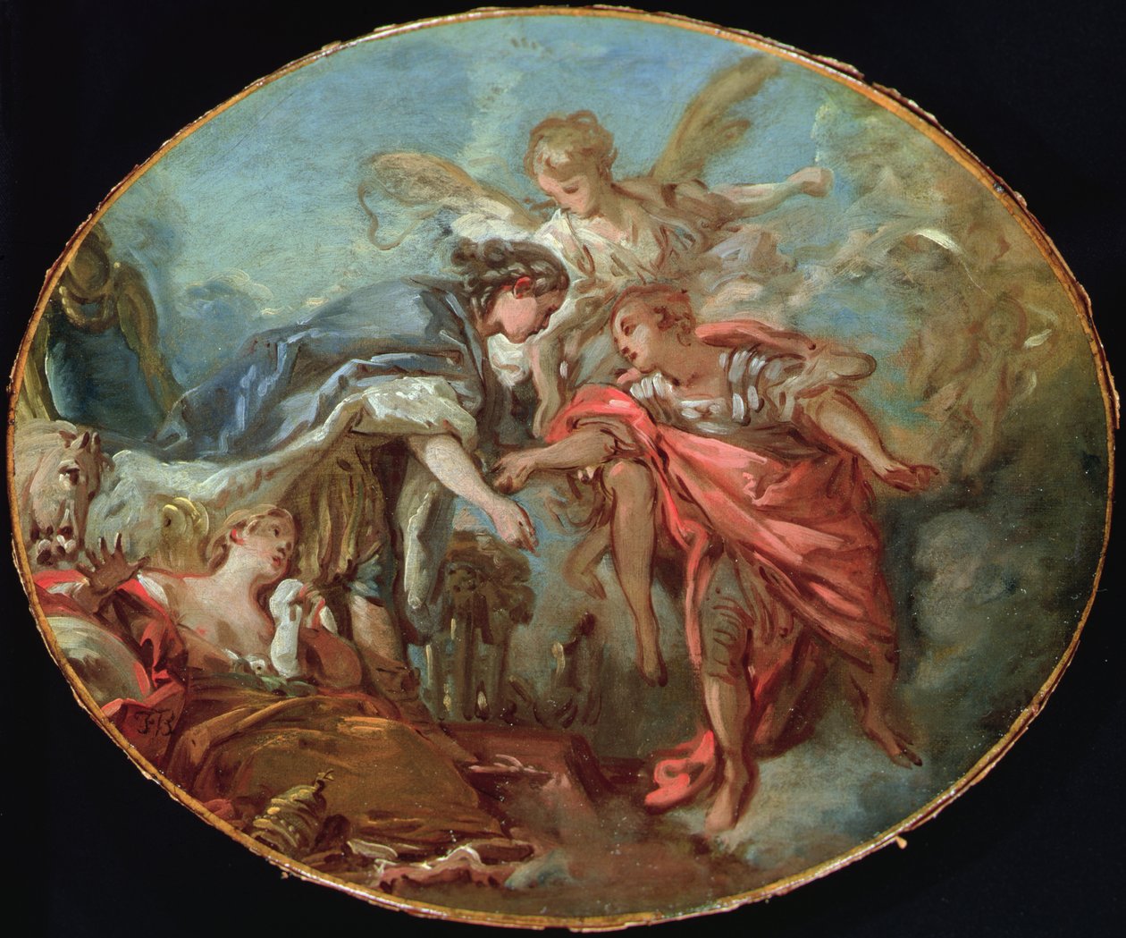 Az aix-la-chapelle-i béke allegóriája alkotó: François Boucher